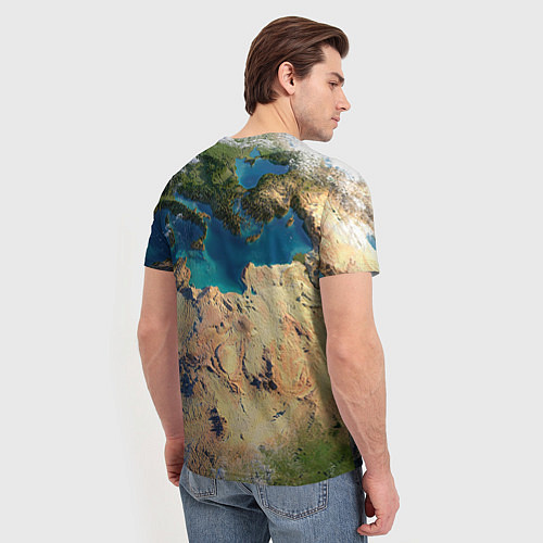 Мужская футболка Земля / 3D-принт – фото 4