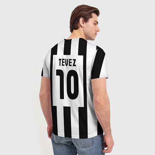 Мужская футболка Juventus: Tevez / 3D-принт – фото 4