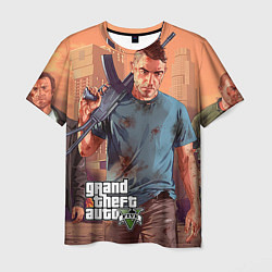Футболка мужская GTA 5: Gangsta, цвет: 3D-принт