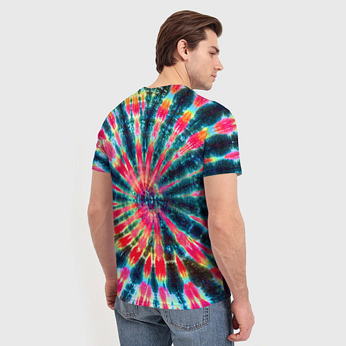 Мужская футболка Tie dye / 3D-принт – фото 4