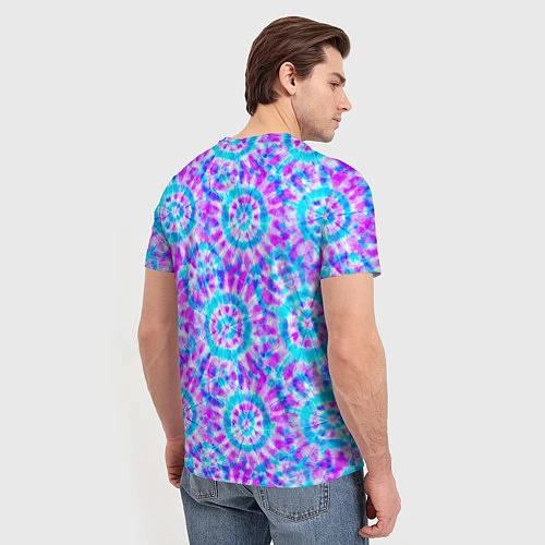 Мужская футболка Tie dye / 3D-принт – фото 4