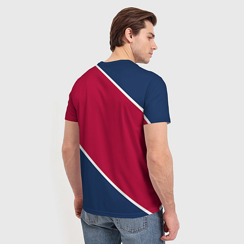 Мужская футболка Washington capitals / 3D-принт – фото 4