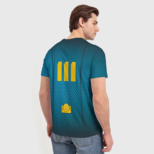 Мужская футболка Overalls 111 / 3D-принт – фото 4