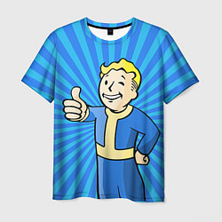 Мужская футболка Fallout Blue