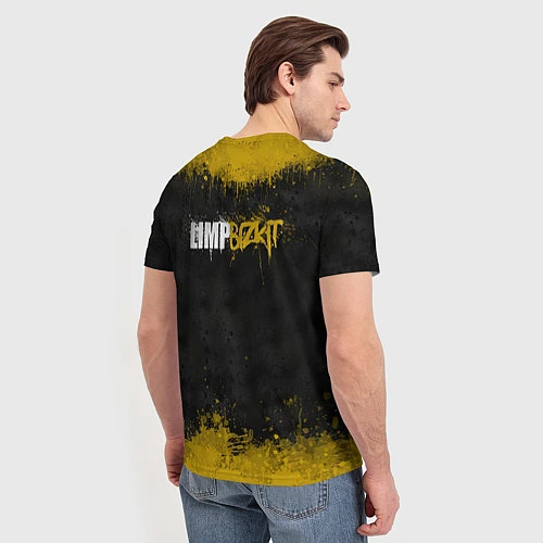 Мужская футболка Limp Bizkit: Gold Street / 3D-принт – фото 4