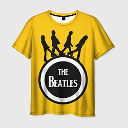 Футболка мужская The Beatles: Yellow Vinyl, цвет: 3D-принт