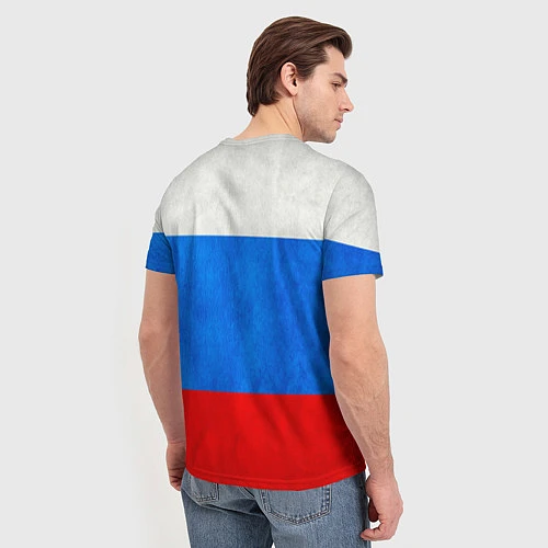 Мужская футболка Russia: from 66 / 3D-принт – фото 4