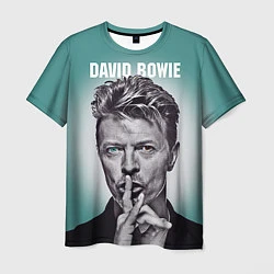Мужская футболка Дэвид Боуи: тишина