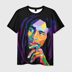 Футболка мужская Bob Marley: Art, цвет: 3D-принт