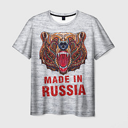 Мужская футболка Bear: Made in Russia