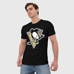 Футболка мужская Pittsburgh Penguins: Malkin, цвет: 3D-принт — фото 2