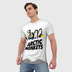 Футболка мужская Arctic Monkeys: Music Wave, цвет: 3D-принт — фото 2