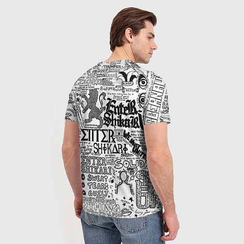 Мужская футболка Enter Shikari: Words / 3D-принт – фото 4