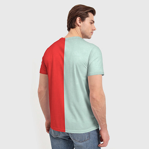 Мужская футболка Norton: White & Red / 3D-принт – фото 4