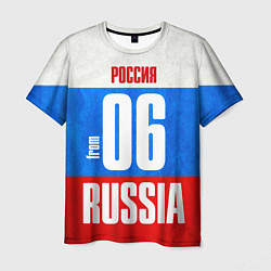 Мужская футболка Russia: from 06