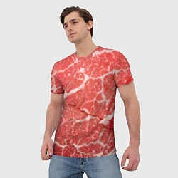 Футболка мужская Кусок мяса, цвет: 3D-принт — фото 2