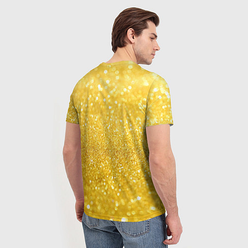 Мужская футболка Золото / 3D-принт – фото 4