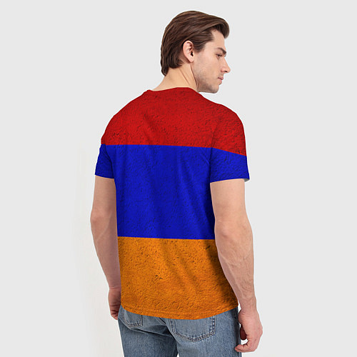 Мужская футболка Армения / 3D-принт – фото 4
