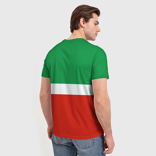 Мужская футболка Татарстан: флаг / 3D-принт – фото 4