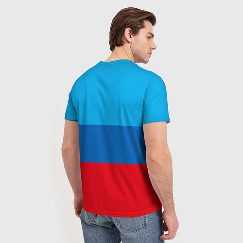 Мужская футболка Луганская республика / 3D-принт – фото 4