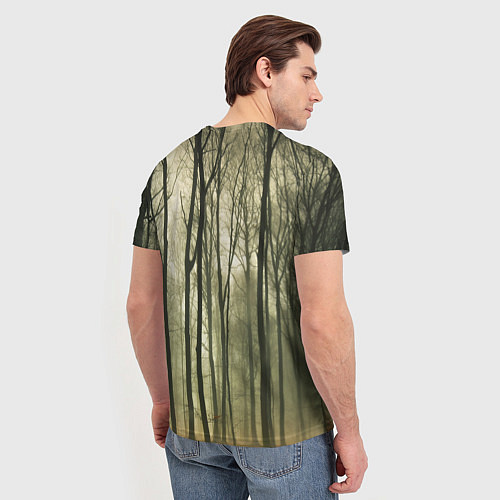 Мужская футболка Чарующий лес / 3D-принт – фото 4