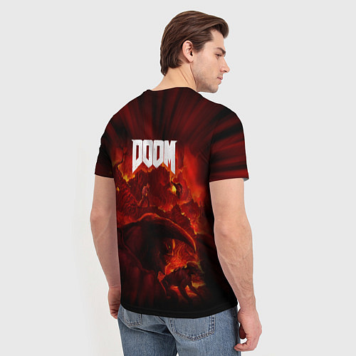 Мужская футболка DOOM: 2016 / 3D-принт – фото 4