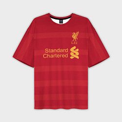 Футболка оверсайз мужская Liverpool FC: Standart Chartered, цвет: 3D-принт