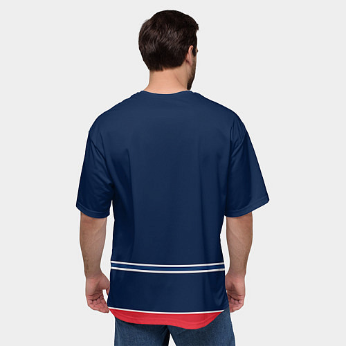 Мужская футболка оверсайз Montreal Canadiens / 3D-принт – фото 4