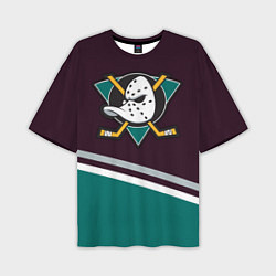 Мужская футболка оверсайз Anaheim Ducks