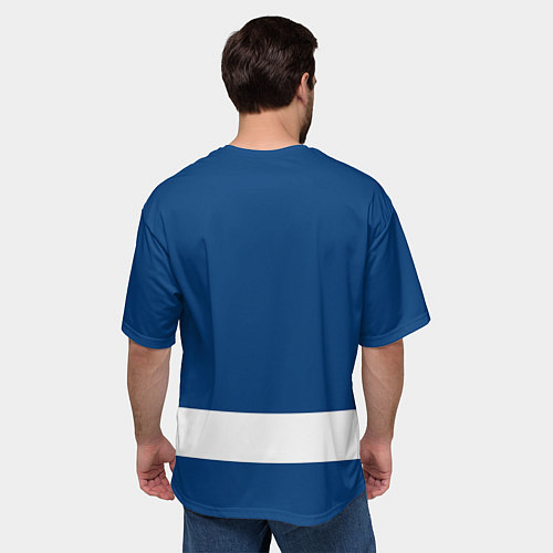 Мужская футболка оверсайз Tampa Bay Lightning / 3D-принт – фото 4