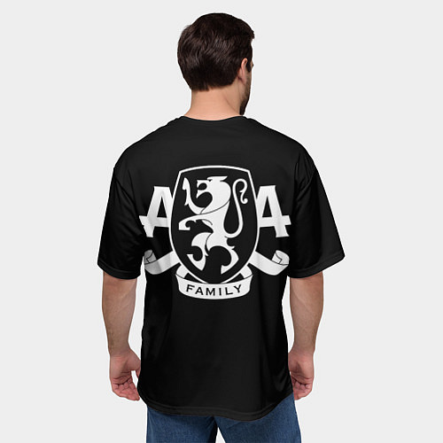 Мужская футболка оверсайз Asking Alexandria / 3D-принт – фото 4