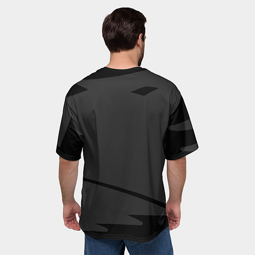 Мужская футболка оверсайз CS:GO: iBUYPOWER Black Сollection / 3D-принт – фото 4