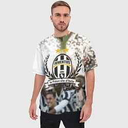 Футболка оверсайз мужская Juventus5, цвет: 3D-принт — фото 2