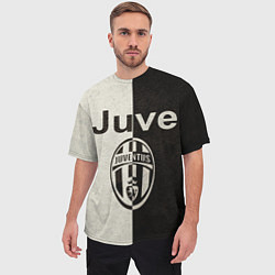 Футболка оверсайз мужская Juventus6, цвет: 3D-принт — фото 2
