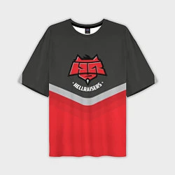 Футболка оверсайз мужская HellRaisers Uniform, цвет: 3D-принт