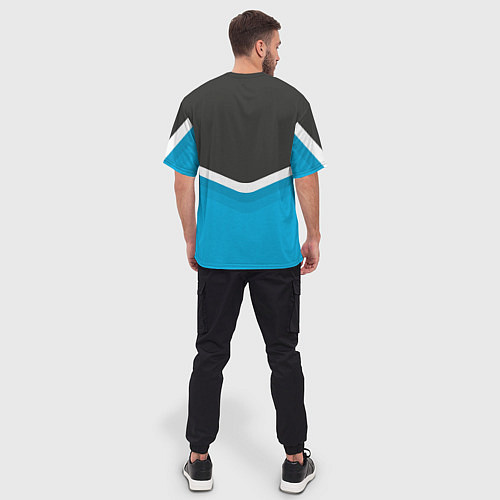 Мужская футболка оверсайз Team Liquid Uniform / 3D-принт – фото 4
