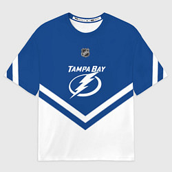 Футболка оверсайз мужская NHL: Tampa Bay Lightning, цвет: 3D-принт