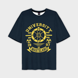 Мужская футболка оверсайз University of Wasteland