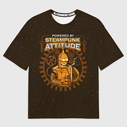 Мужская футболка оверсайз Steampunk Attitude