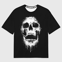 Футболка оверсайз мужская Evil Skull, цвет: 3D-принт