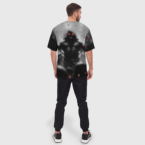 Мужская футболка оверсайз Disturbed: Demon Rage / 3D-принт – фото 4