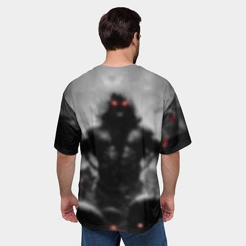 Мужская футболка оверсайз Disturbed: Demon Rage / 3D-принт – фото 4