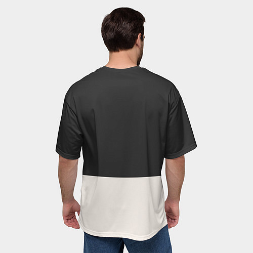 Мужская футболка оверсайз TDD Owl 95 / 3D-принт – фото 4