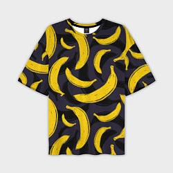 Футболка оверсайз мужская Бананы, цвет: 3D-принт