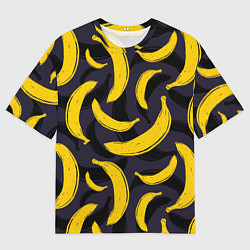 Футболка оверсайз мужская Бананы, цвет: 3D-принт
