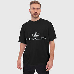 Футболка оверсайз мужская Lexus, цвет: 3D-принт — фото 2