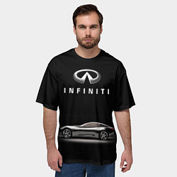 Футболка оверсайз мужская Infiniti, цвет: 3D-принт — фото 2