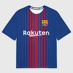 Футболка оверсайз мужская FCB Barcelona: Rakuten, цвет: 3D-принт