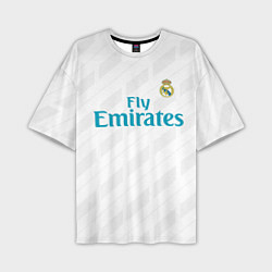 Футболка оверсайз мужская Real Madrid, цвет: 3D-принт
