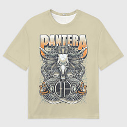 Футболка оверсайз мужская Pantera: Wild Goat, цвет: 3D-принт